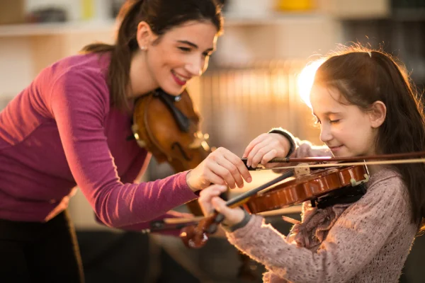 Lavoro di insegnante di educazione musicale